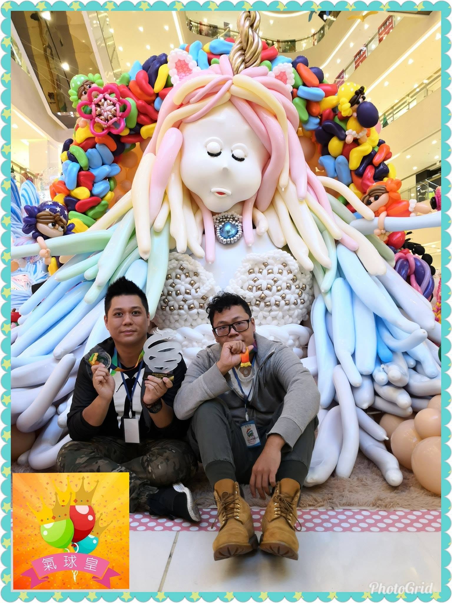 冠軍作品細節 — 小天使氣球公仔
