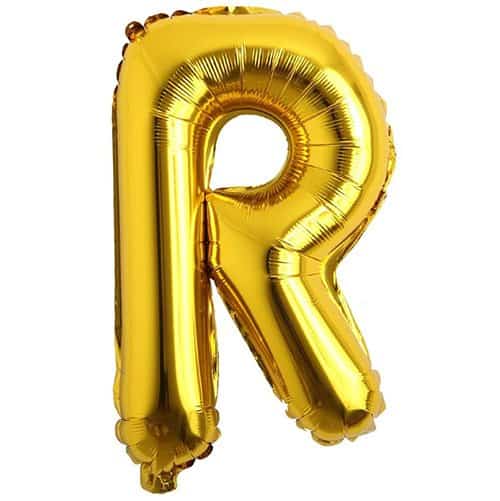 字母R氣球
