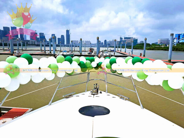 遊艇氣球佈置2